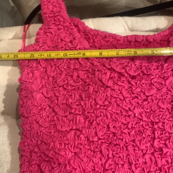 🔥COTTON:ON 2XS scrunchie bodycon mini dress hot fuchsia Barbie 80s VIDEO VIXEN - Picture 12 of 16